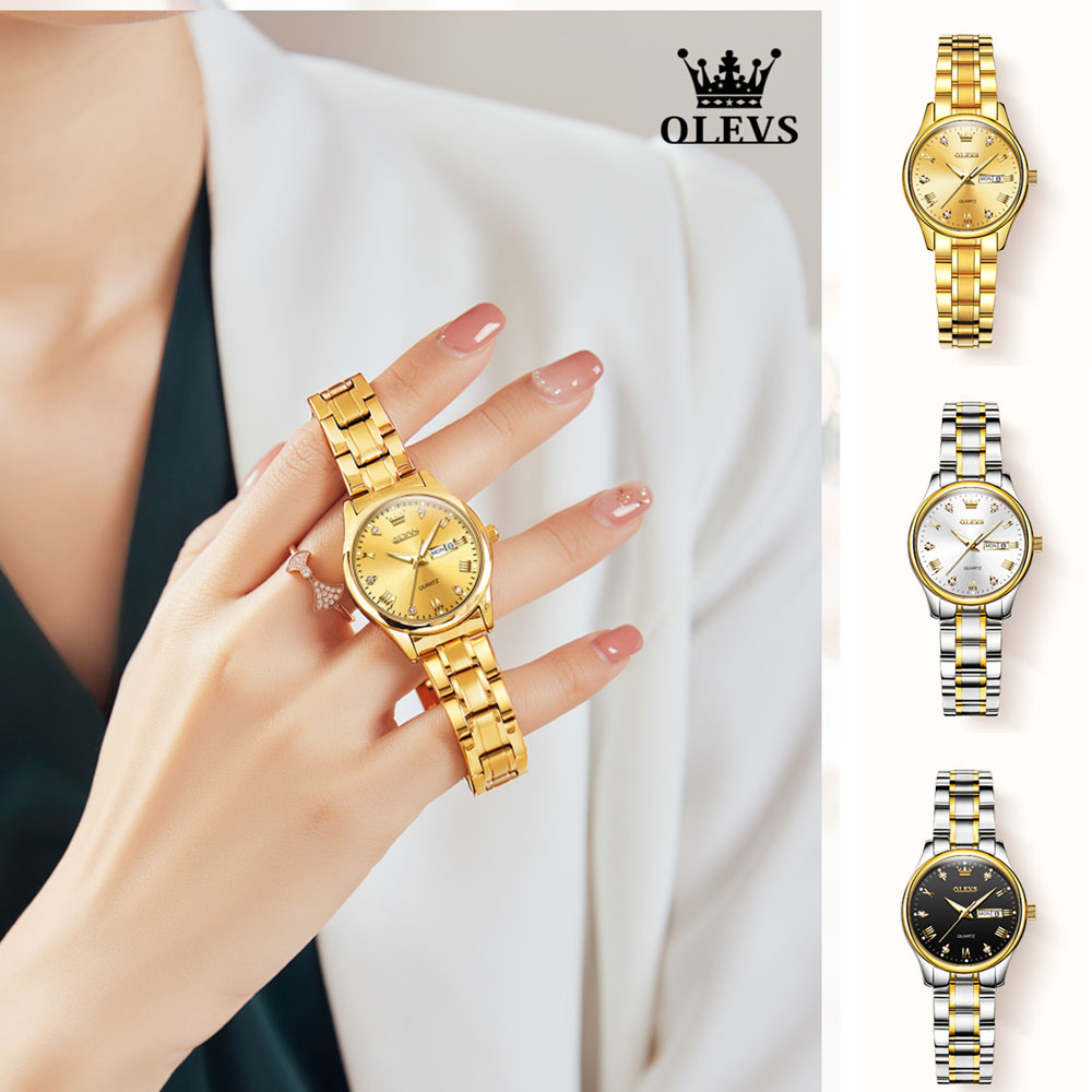 OLEVS 5563 New Fashion Women Q - огляд і ціна Stainless Bracelet Diver