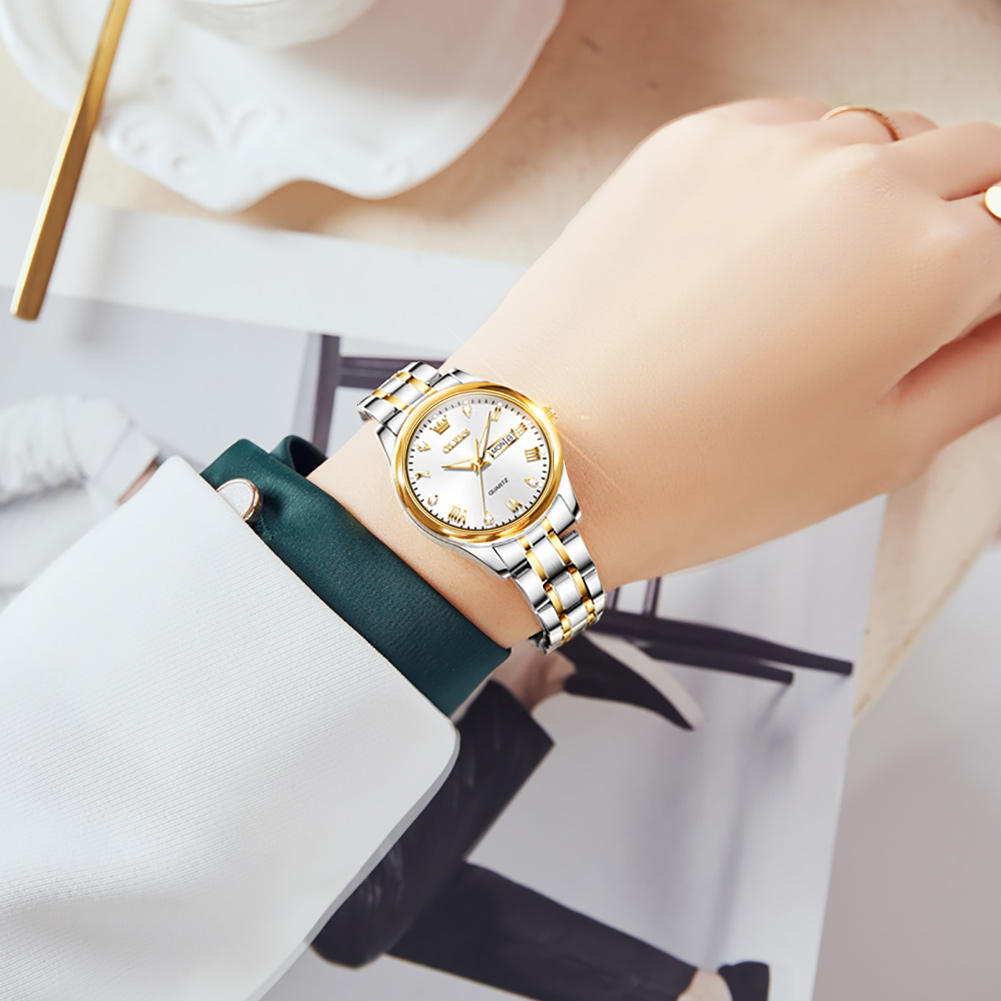 OLEVS 5563 New Fashion Women Q - огляд і ціна Stainless Bracelet Diver