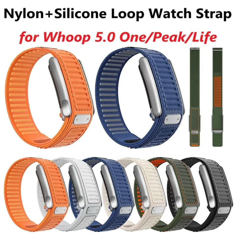 Nylon Silicone Loop Watch Band - огляд і ціна Sport Loop Velcro