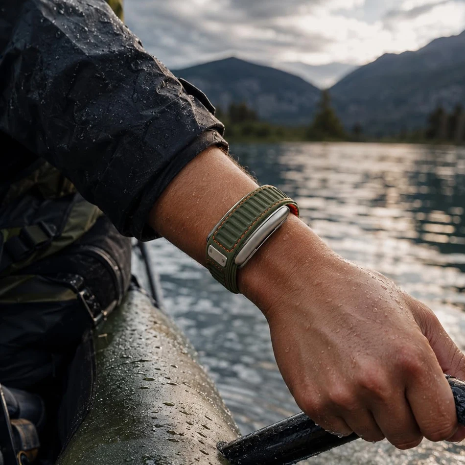 Nylon Silicone Loop Watch Band - огляд і ціна Sport Loop Velcro