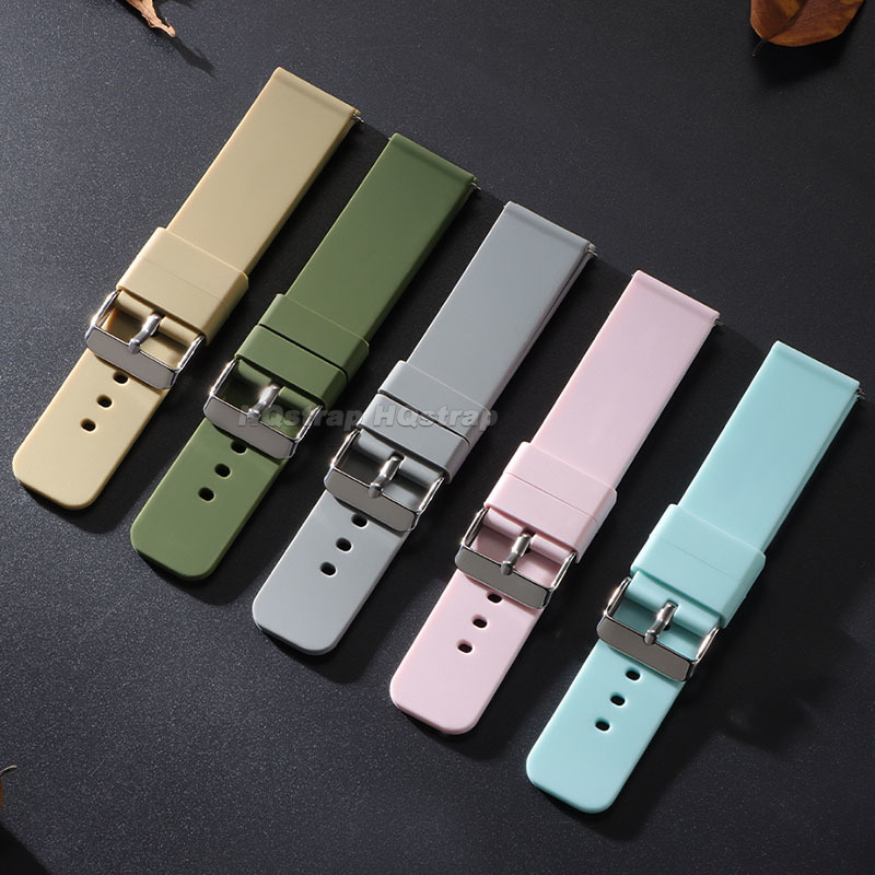 Silicone Strap 12mm 14mm 16mm  - огляд і ціна Canvas Strap Watch