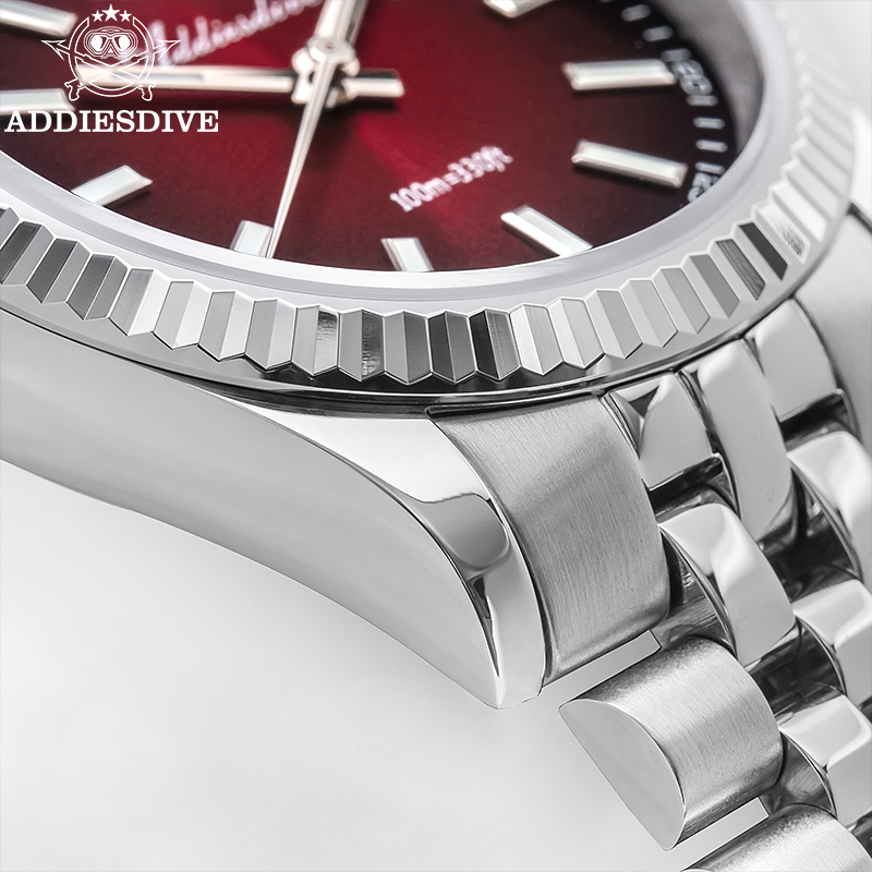 ADDIESDIVE 36MM Japan VH31 100 - огляд і ціна Stainless Bracelet Diver
