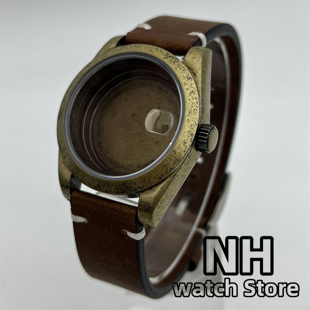 39mm Bronze Brushed Watch Case - огляд і ціна Seiko Watch 5 Sports